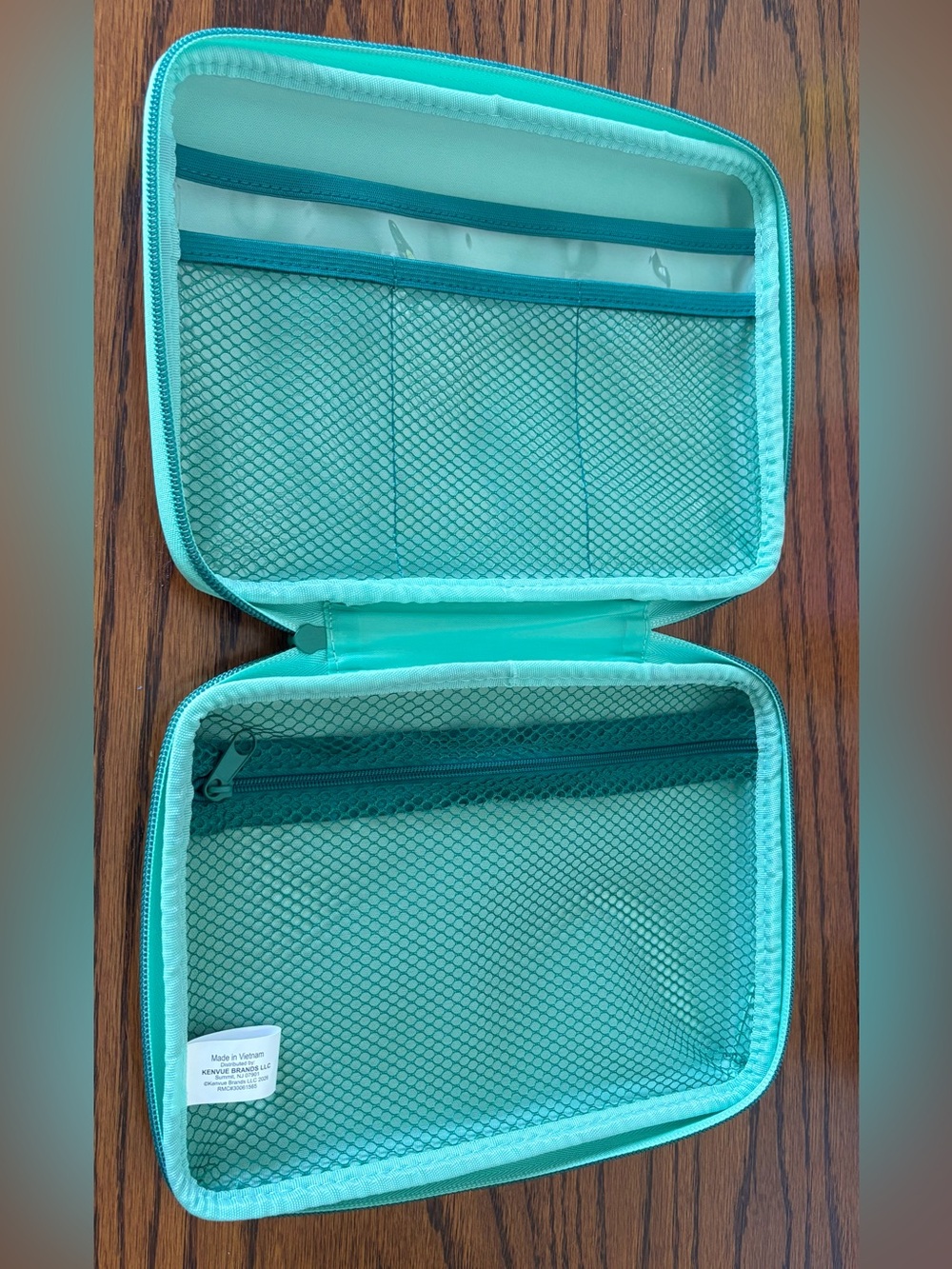 First Aid Pouch - Teal Geometric - Picture 2 of 2